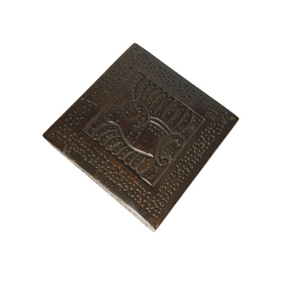 Vintage Russian wooden carved jewelry box - Picture 4 of 8